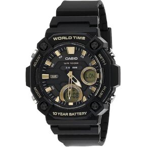 Casio 10 Year Battery World Time Countdown Timer Analog-Digital Watch (Model: AEQ-120W-2AV) in Kuwait