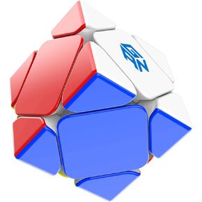 GAN Skewb 32 Magnets UV-Coated, Magnetic Speed Cube Gans Skewb Puzzle Cube Magic Cube Enhanced Version Light-Weight GES Pro 90° Corner Cutting for Children Adult Competition