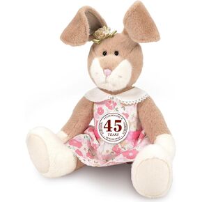 Enesco Boyds Bears 45th Anniversary Hunny Hopplebuns Bunny Plush Teddy Bear Stuffed Animals, Collectible Premium Soft Teddy Bear Plushies for Ages 1+ and Up, Tan, 18.5 Inch