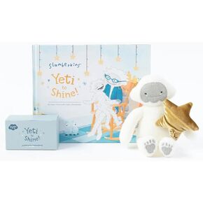 Slumberkins Yeti to Shine - Promotes Mindfulness, Connection, & Play - Includes Yeti to Shine Book, Yeti & Her Shine Bright Star Plushes & Activity Tokens - Holiday Toys for Boys & Girls