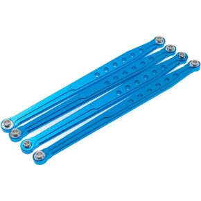 HobbyCrawler Aluminum Blue Linkage for Redcat Gen7 Upgrades Parts Chassis Lower Side Linkage Redcat Everest 10 Redcat Gen7 ProSport Linkage Parts