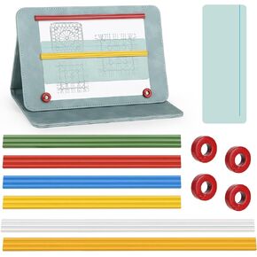 Katech Magnet Replacement Set for Knitting Chart Keeper, 11PCS Magnet Pattern Holders Replacement Knitting Tool Set, Extra Magnet for Fixed Crochet Pattern on Knitting Pattern Holder (ONLY Magnet)