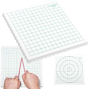 AnoleAir 8.5X8.5 in Macrame Board for Braiding & Cording, Macrame Project Double Sided Grids Board for Braiding Bracelet Creating Macrame and Knotting Creations (8.5X8.5IN)