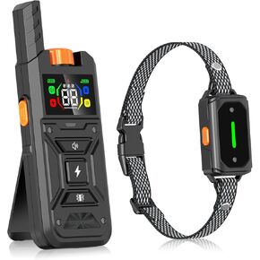 Shock Collar for Dogs, 6-Mode Led Light, 3300FT Dog Training Collar, 4 Training Modes, Dog Shock Collar with Remote Control, Rechargeable & Waterproof, for Small, Medium, and Large Dogs