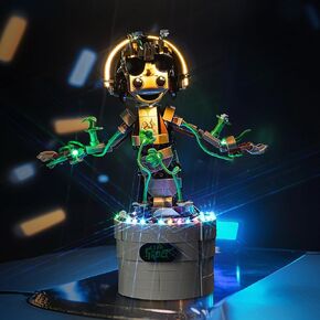LED Lighting Compatible with Lego Dancing Groot 76297, Light Kit Compatible with Lego 76297, Giving Light to Model, NOT Included The Model Set（Standard Version）