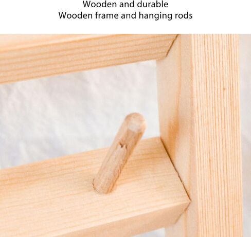 Thread Holder 48 Spools Thread Rack Wall Mounted Wooden Thread Holder, DIY Embroidery Spool Thread Organizer for Household Sewing, 13.4 x 16.1in Thread Rack with Hanging Hook in Saudi Arabia