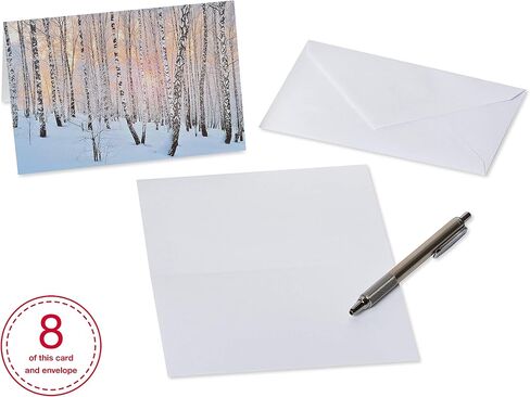 American Greetings Blank Holiday Cards with Envelopes, Winter Nature (48-Count) in Kuwait