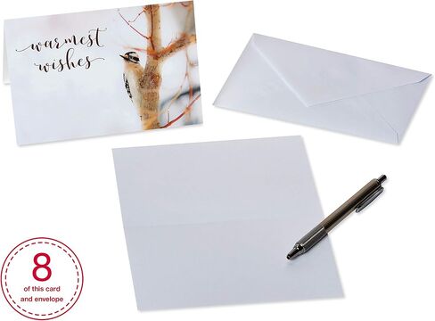 American Greetings Blank Holiday Cards with Envelopes, Winter Nature (48-Count) in Kuwait