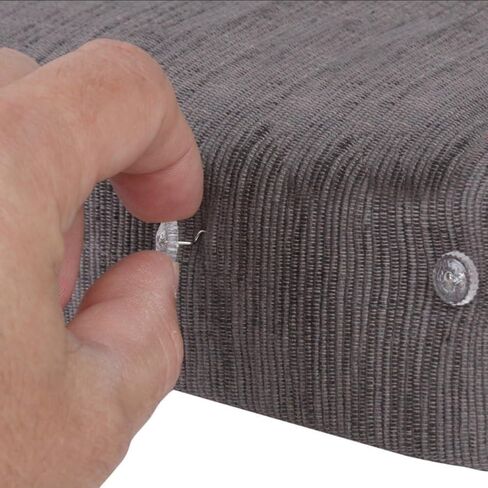 60 قطعة من دبابيس التنجيد من Attmu، دبابيس ملتوية ذات رؤوس شفافة للأغطية المنزلقة وتنانير السرير، دبابيس تنورة السرير مقاس 0.5 بوصة in Kuwait