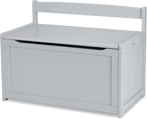 Melissa & Doug Toy Chest, Wooden Toy Storage Box with Safety-Hinged Lid, Kids Toys Storage Organizer for Playroom, Bedroom, & Montessori Classroom Furniture for Boys & Girls Ages 3+ in Saudi Arabia