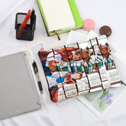 CMNIM Beauty Beast هدية مستوحاة من Beast&Bel-a Library كم كتاب الأميرة بيل هدايا القراءة لأمين مكتبة الكتب (Beast&Bella Library Book Sleeve) in Saudi Arabia