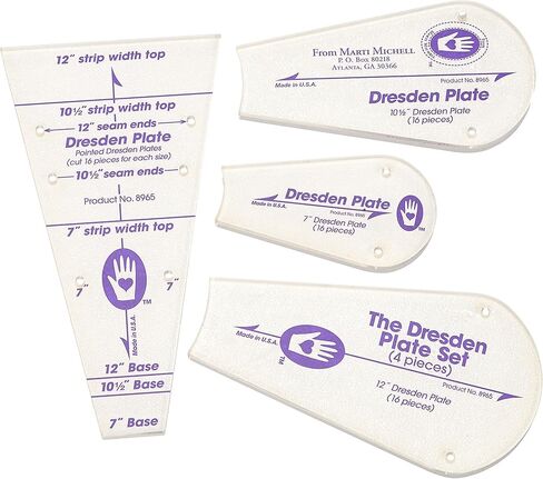 Perfect Patchwork Template-Dresden Plate, Package of Four in Kuwait