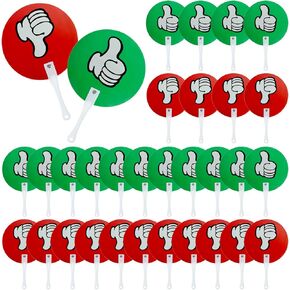 30 Pack Thumbs up Thumbs Down Classroom Voting Paddles Small Group Classroom Supplies Teacher Supplies, Yes or No Classroom Signs Student Supplies