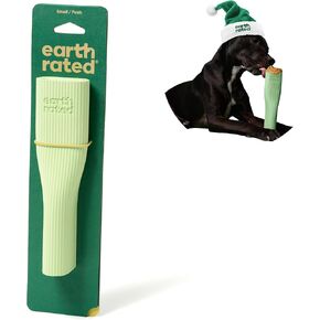 Earth Rated Dog Toy, Enrichment Toy for Adult and Puppy Dogs, Dishwasher and Freezer-Safe, Natural Rubber, Small, Green