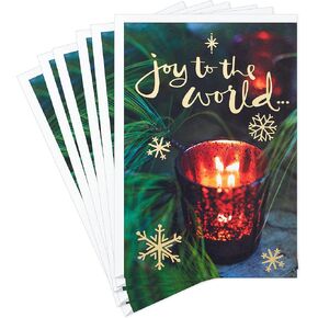 DaySpring Religious Christmas Cards, God Bless You (6 Cards with Envelopes)