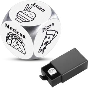 Gag Gifts Funny Adults Stocking Stuffers for Adults Men Women Food Decision Dice White Elephant Gifts for Adults Secret Santa Gifts Date Night Dice Boyfriend Couples Easter Valentines Anniversary