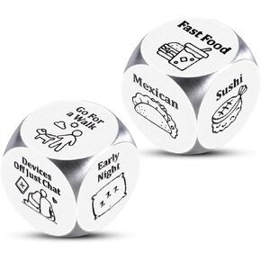 Stocking Stuffers for Women Men - Santa Swap Gift Exchange dice, for Husband Wife Cute Xmas Gifts for Boyfriend Girlfriend White Elephant Gift Ideas Valentines Day Honeymoon Gifts