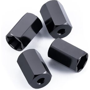 Aluminum Alloy 5mm to 7mm Wheel Hex Adapter(+10mm) 4Pcs for 1/10 WPL D12 RC Truck Car 1/24 SCX24 Upgrades