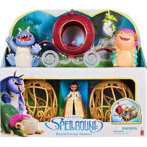 Spellbound, Magical Carriage Adventure Set with 3 Collectible Action Figures, from The Netflix Movie, Kids Toys for Girls & Boys Ages 6 and up