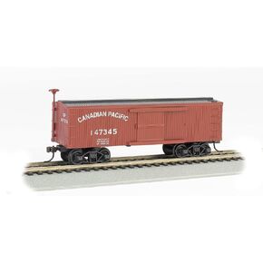 Bachmann Trains - Old-TIME Box CAR - Canadian Pacific #147345 - HO Scale