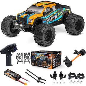 MT-16 1/16 Brushless Fast RC Cars,rc Cars 4X4 for Adults Fast 50 mph,High Speed RC Car 4WD Off Road RC Cars,Terrain RC Truggy for Snow,Sand Compatible with 3S 2200 mAh Battery,Suitable Gift