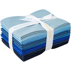 Confetti Cottons Blue 12 Fat Quarters Riley Blake Designs FQ-BLU120-12