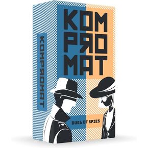Helvetiq Kompromat Card Game - Unleash Your Espionage Skills in a High-Stakes Duel! Fun Spy vs. Spy Game for Kids & Adults, Ages 8+, 2 Players, 30 Minute Playtime, Made by Helvetiq
