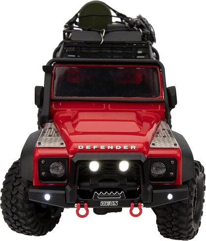 مصد الصدمات الأمامي والخلفي MEUS RACING TRX4M مع مصابيح LED لأجزاء ترقية TRX4M Defender 1/18 RC Crawler in Saudi Arabia