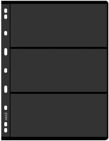 10 Sheets Stamp Pages for Stamp Album Binder Pockets Stamp Collectors Postage Stamp Collecting Supplies Book of Stamps 9 Hole Standard Stamp Collecting Albums (1-Row Stamp Album) in Kuwait