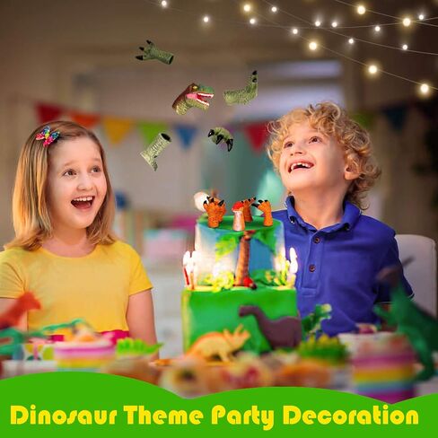 Dinosaur Toys Dinosaur Figures, Dinosaur Finger Puppets, Rubber Dinosaur Head Puppets Toys Set, Bath Finger Puppets Bath Toys for Kids Girls Boys, 10pcs in Saudi Arabia