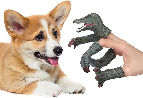 Dinosaur Toys Dinosaur Figures, Dinosaur Finger Puppets, Rubber Dinosaur Head Puppets Toys Set, Bath Finger Puppets Bath Toys for Kids Girls Boys, 10pcs in Saudi Arabia