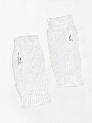 Verdusa Gril's Y2K Printed Knitted Fingerless Glove Short Gloves with Thumb Hole in Kuwait