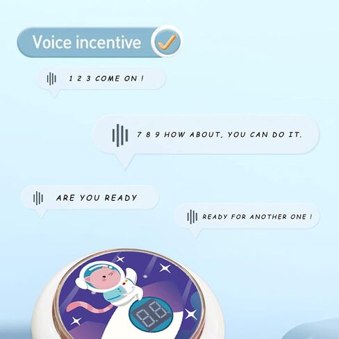 عداد القفز العالي - مدرب القفز للأطفال، مساعد ذكي للقفز العالي، لعبة عداد تخفيف الضغط مع عدد من البث الصوتي الذكي للأطفال والكبار، غير متضمنة تعمل بالبطارية in Kuwait