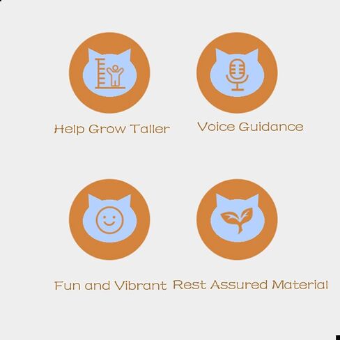 عداد القفز العالي - مدرب القفز للأطفال، مساعد ذكي للقفز العالي، لعبة عداد تخفيف الضغط مع عدد من البث الصوتي الذكي للأطفال والكبار، غير متضمنة تعمل بالبطارية in Kuwait