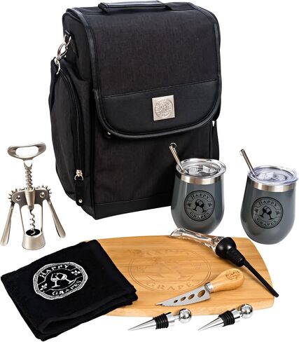 Premium Wine Tote (Grey tumblers) in Saudi Arabia