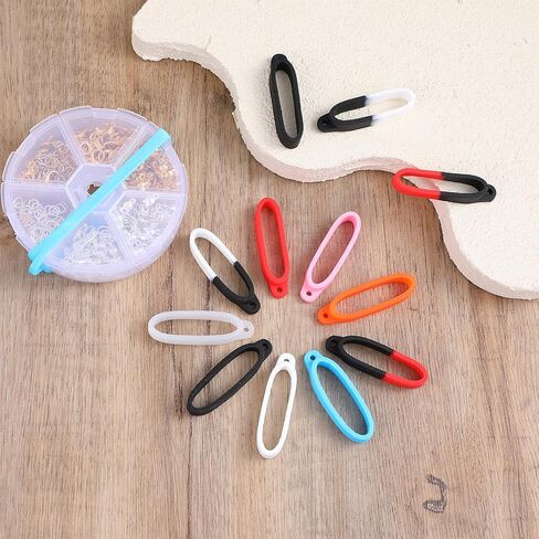 18Pcs Anti-Lost Silicone Rubber Rings Holder 9 Colors Multipurpose Adjustable Cases Lanyard Necklace Bands Replacement Pendant Carrying Kit for Pen Office Daily Sports Diameter 40mm/1.57 inch in Saudi Arabia