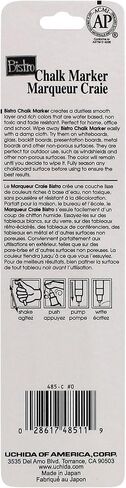 Uchida of America Extra Fine Tip Bistro Chalk Marker, White in Saudi Arabia