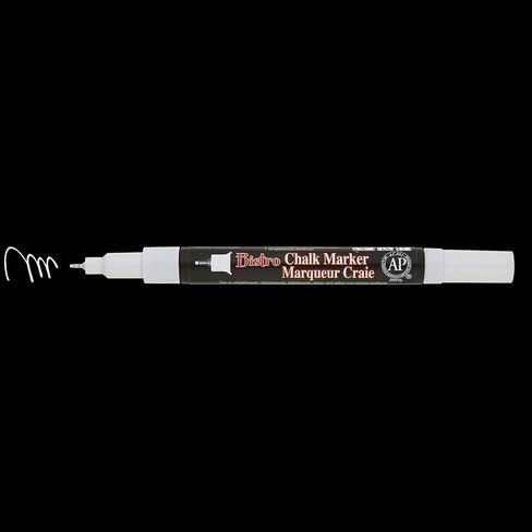 Uchida of America Extra Fine Tip Bistro Chalk Marker, White in Saudi Arabia