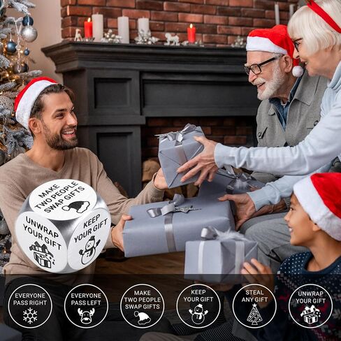 Christmas Games for Family Party Exchange Game Santa Swap Gift Exchange Dice Christmas Games for Family Night Gift Exchange Christmas Dice Gift Exchange Christmas Party Games Gift Exchange Game in Saudi Arabia