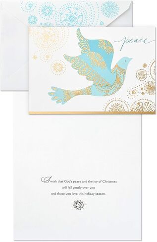 Hallmark Christmas Boxed Card Assortment, Snowman and Christmas Tree (40 Cards with Envelopes and Gold Seals) in Saudi Arabia