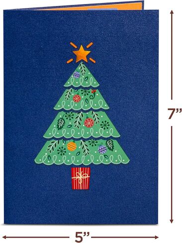 Paper Love 3D Fireplace Pop Up Christmas Card, Gift For Christmas or Holidays, 5" x 7" Cover - Includes Envelope and Removable Note Tag in Saudi Arabia