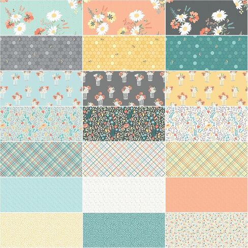 Amanda Castor Sunshine and Sweet Tea 21 Fat Quarters Riley Blake Designs FQ-14320-21 in Saudi Arabia