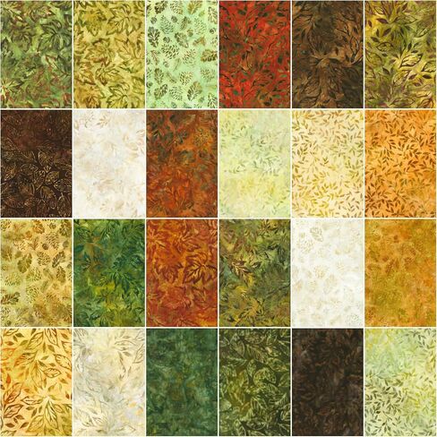 Lunn Studios Artisan Batiks Autumn Skies 24 Fat Quarters Robert Kaufman Fabrics FQ-2124-24 in Saudi Arabia