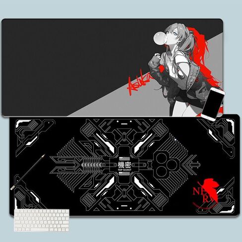 CORN Anime Large Extended Gaming Mouse pad, Desk Mat with Seamed Edges, Non-Slip Rubber Base, Computer Keyboard Mouse Mat for Gaming, Office & Home, 31.5x11.8 Inch in Saudi Arabia