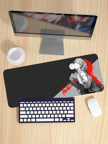 CORN Anime Large Extended Gaming Mouse pad, Desk Mat with Seamed Edges, Non-Slip Rubber Base, Computer Keyboard Mouse Mat for Gaming, Office & Home, 31.5x11.8 Inch in Saudi Arabia