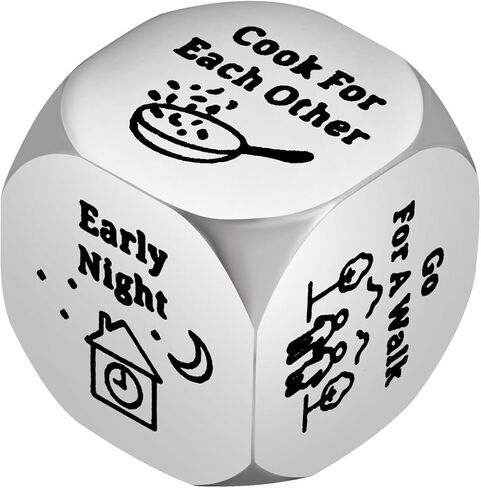 Anniversary Date Night Gifts for Men Women, Funny Night Activity Decider Dice Gift for Wife Husband BF GF, Couples Games Date Ideas, Valentines Day Dice Gift for Him Her in Saudi Arabia