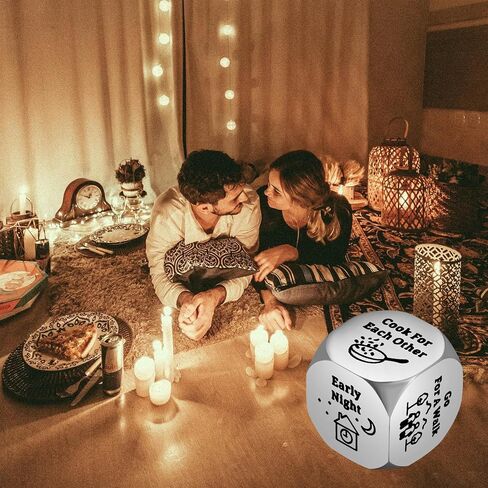 Anniversary Date Night Gifts for Men Women, Funny Night Activity Decider Dice Gift for Wife Husband BF GF, Couples Games Date Ideas, Valentines Day Dice Gift for Him Her in Saudi Arabia