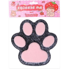 1pcs 5.5in Squishy Big Cat Paw Squishy FuFu Squishy Cute Adorable Soft Silicone Squeeze Toy for Stress Relief Kawaii Squishies PVC Toys,OPP Packaging Gifts for Kids Teenage