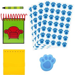 ASVP Shop STEVE - Handy Dandy Notebook With 1 Crayon, 140 Stickers, 60 Spare Paper, Mini Notepad