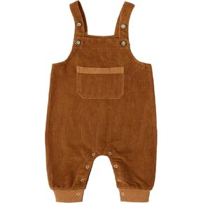 Baby Boys Corduroy Overalls Kids Bib Pants Suspender Trousers Toddler Strap Jumpsuit Bottom Outfit in Saudi Arabia